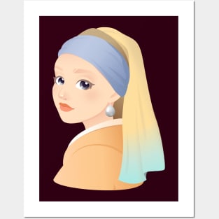 Girl with a Pearl Earring Posters and Art